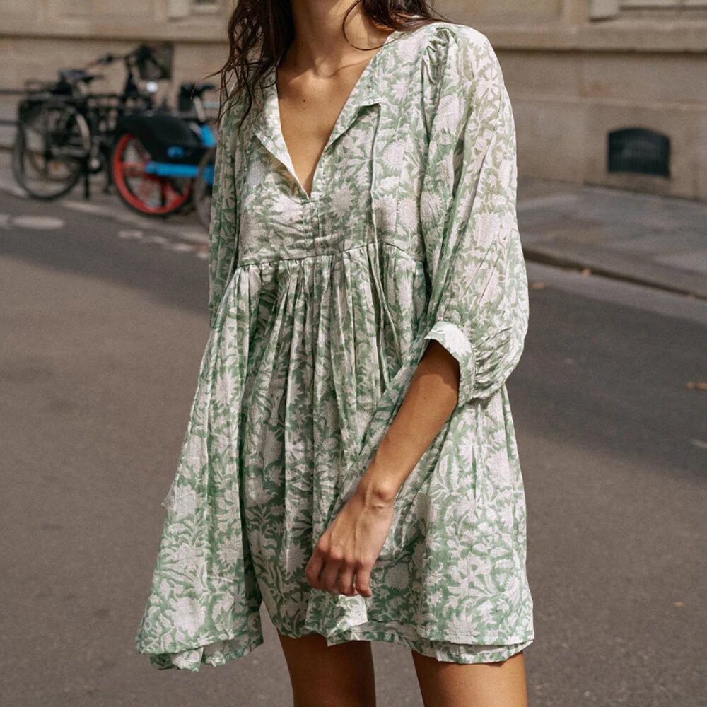 Daughters of India Kyra Jade Mini Dress